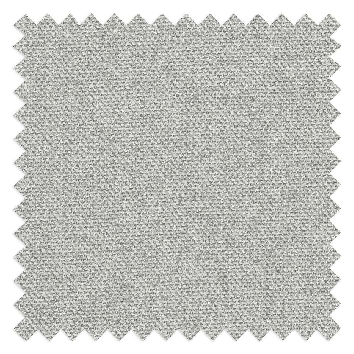 RELAXLIEGE in Webstoff Hellgrau  - Silberfarben/Hellgrau, Design, Textil/Metall (65/65/171cm) - Livetastic