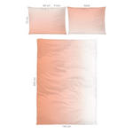 BETTWÄSCHE 140/200 cm  - Terracotta/Weiß, KONVENTIONELL, Textil (140/200cm) - Esposa