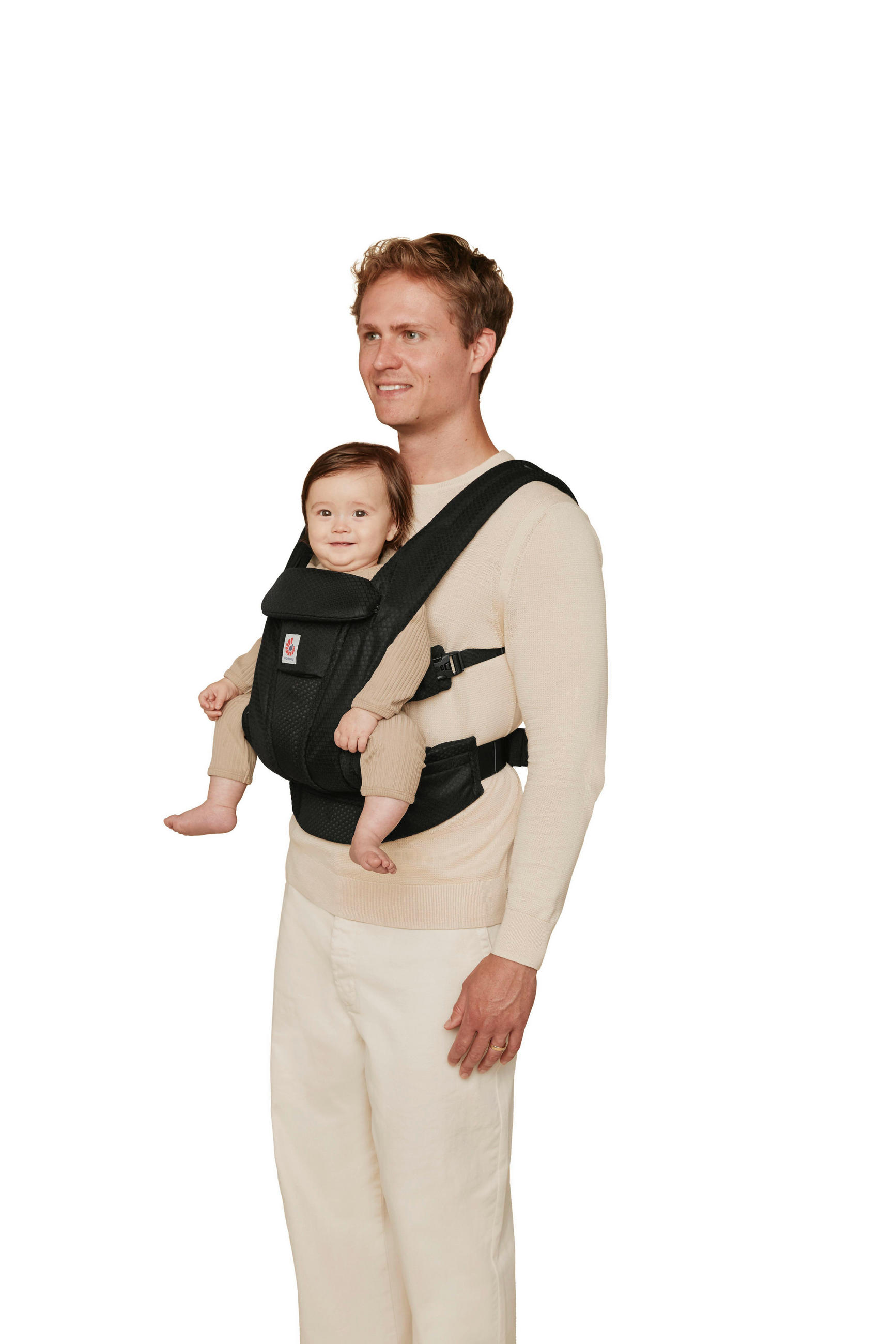KENGUR NOSILJKA  Omni Deluxe Mesh  - crna, Osnovno, tekstil (26.5/27.5/1cm) - Ergo Baby