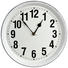 WANDUHR 30 cm - Schwarz/Weiß, Basics, Metall (30cm) - Ambia Home WANDUHR 30 cm - Schwarz/Weiß, Basics, Metall (30cm) - Ambia Home