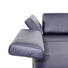 WOHNLANDSCHAFT Echtleder - Blau/Alufarben, Design, Leder (237/295cm) - Joop!