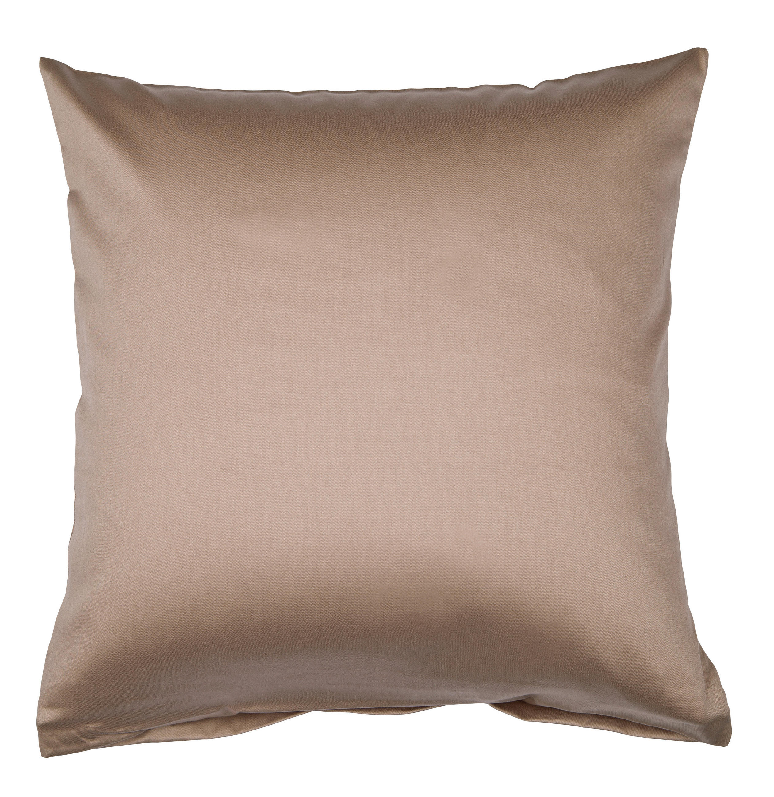 KOPFKISSENBEZUG - Taupe, Basics, Textil (40/40cm) - Janine