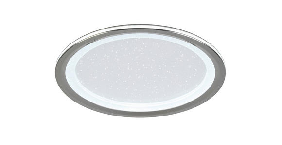 LED-DECKENLEUCHTE 40/6 cm - Chromfarben/Schwarz, Trend, Kunststoff/Metall (40/6cm) - Novel