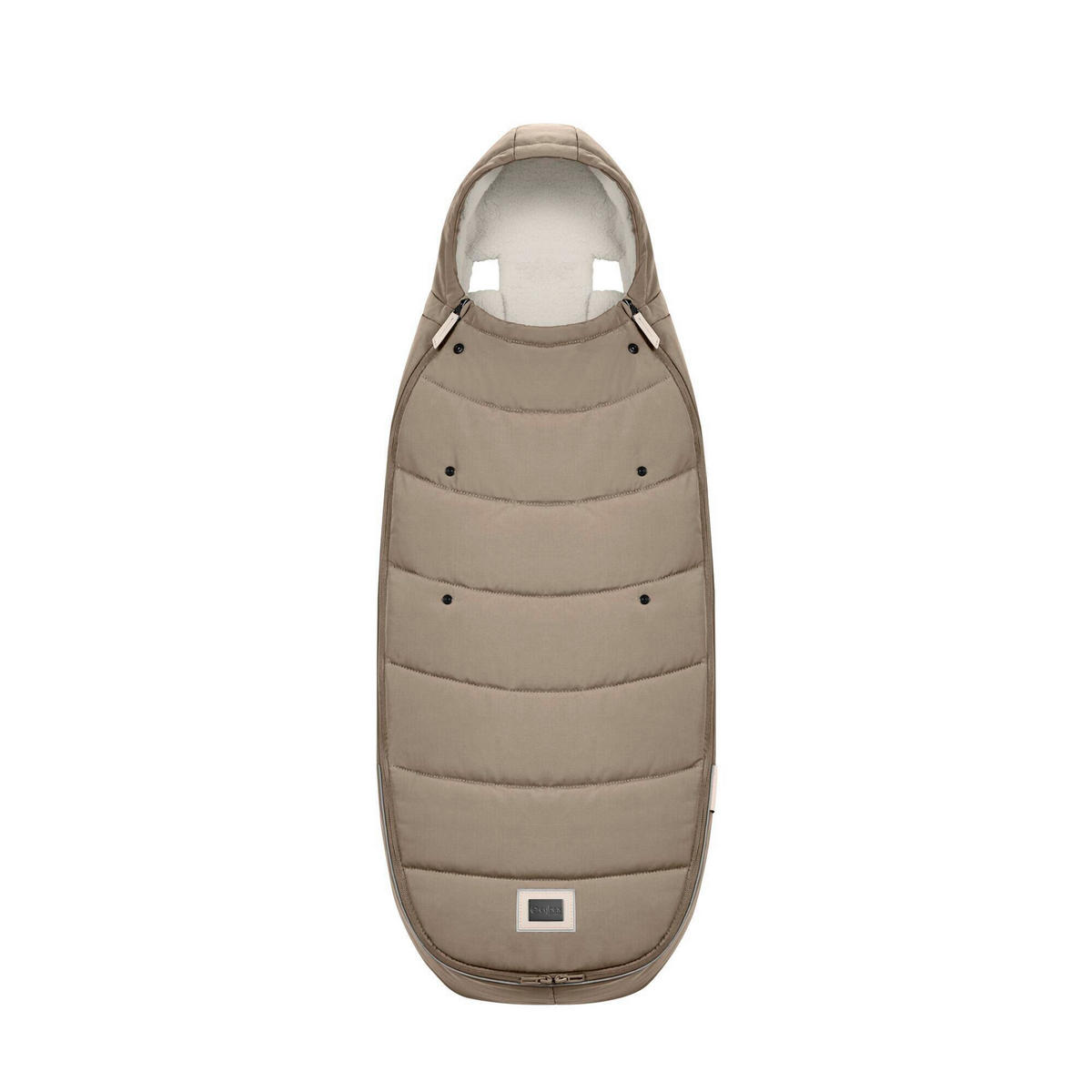FUßSACK Platinum  - Beige, Basics, Textil (46/37/11cm) - cybex PLATINUM