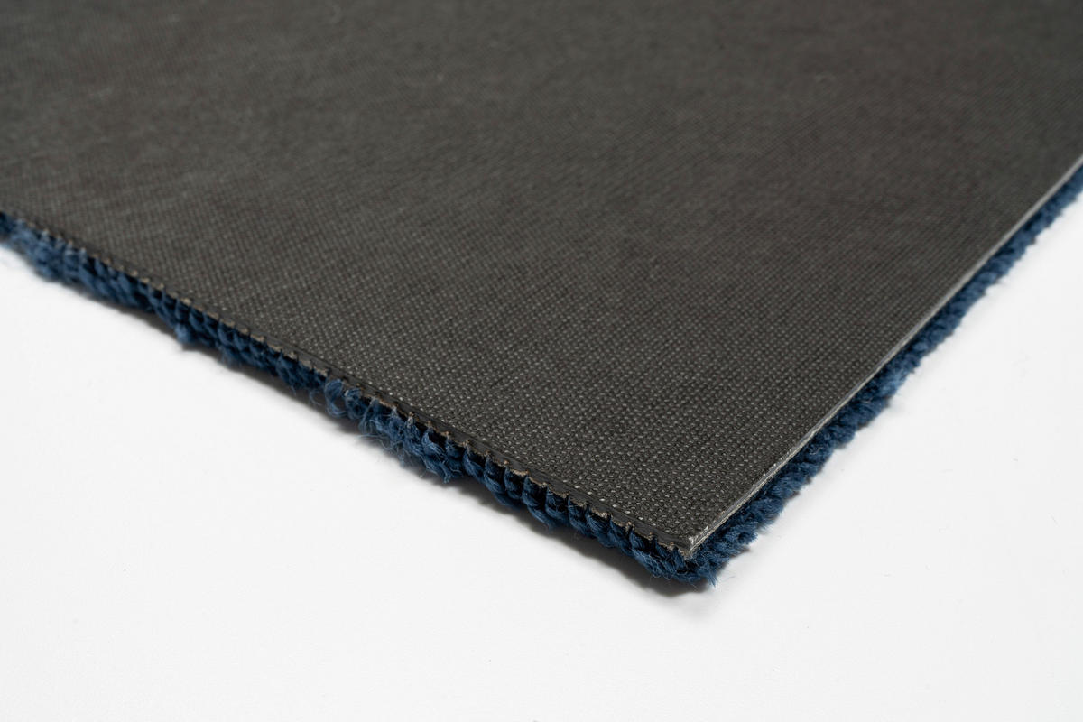 Teppichfliese Carousel 180 50/50 cm  in Dunkelblau  - Dunkelblau, Basics, Textil (50/50cm)