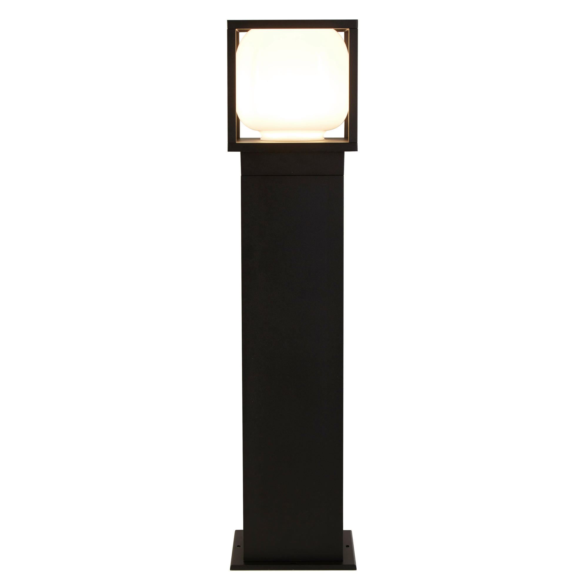 LED-UTOMHUSLAMPA - vit/svart, Basics, metall/plast (15/65cm)