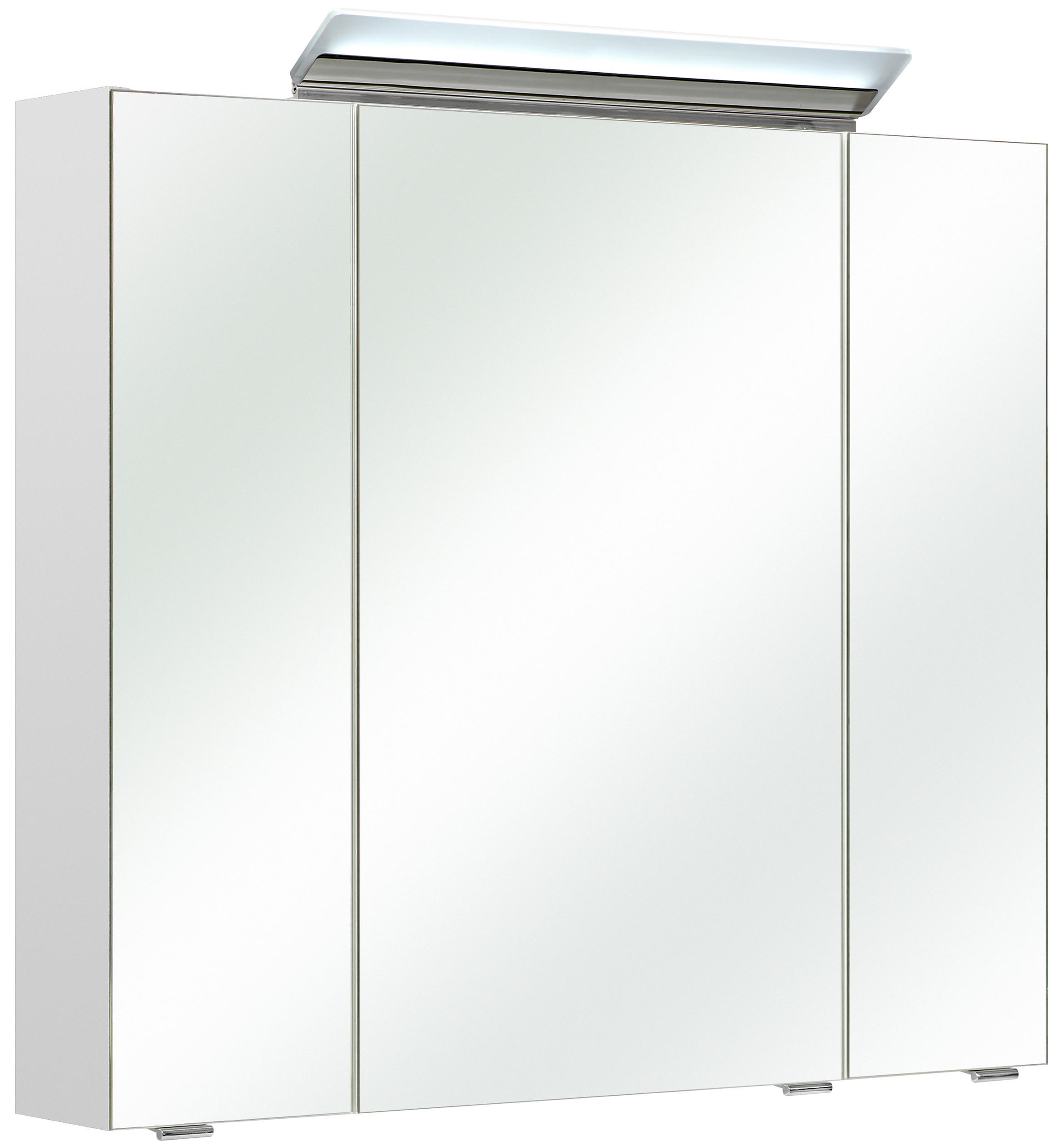 SPIEGELSCHRANK 80/70/16 cm  - Weiß, Basics, Glas/Holz (80/70/16cm) - Xora