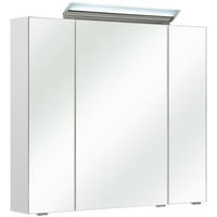 SPIEGELSCHRANK 80/70/16 cm  - Weiß, Basics, Glas/Holz (80/70/16cm) - Xora