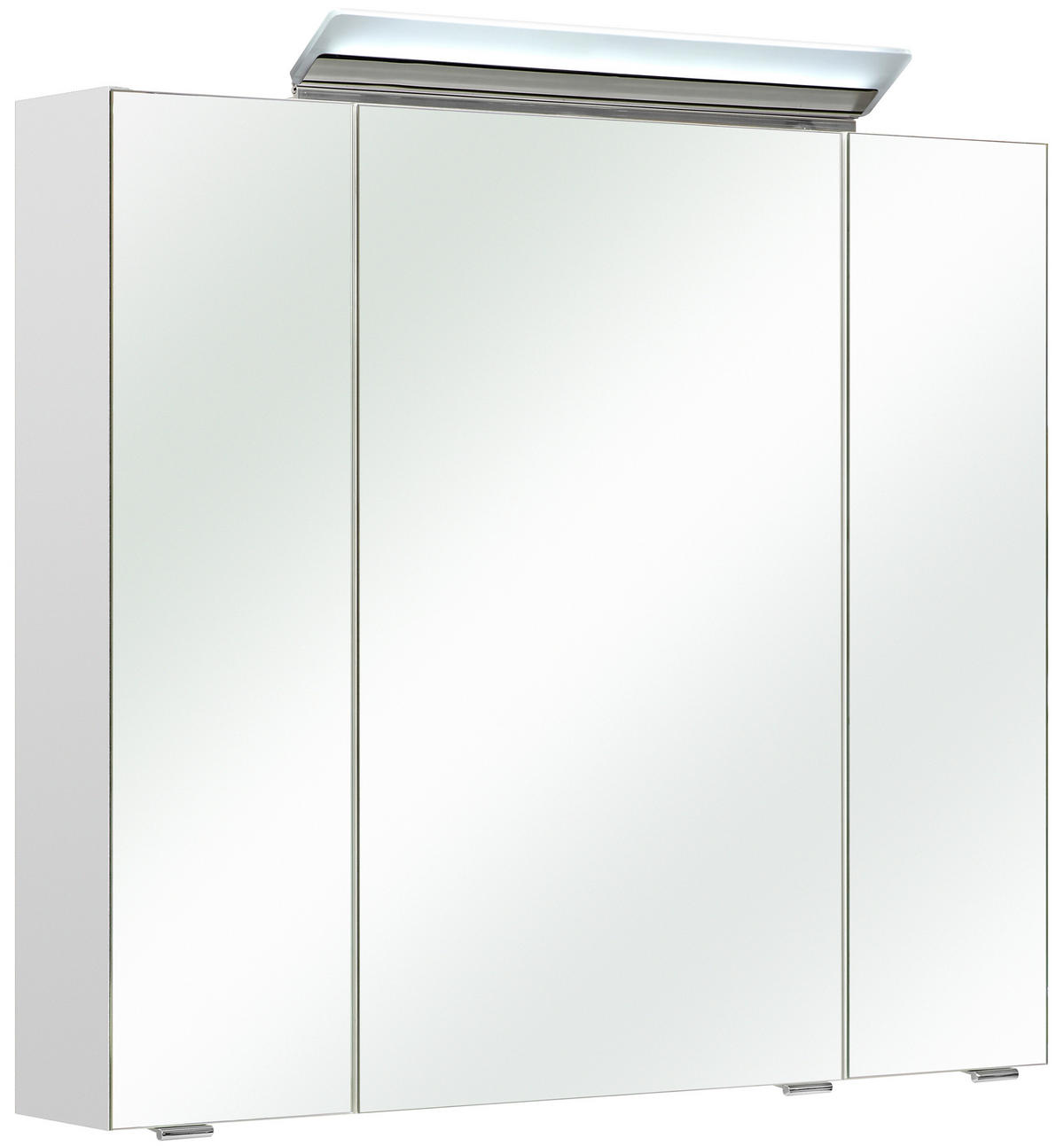 SPIEGELSCHRANK 80/70/16 cm  - Weiß, Basics, Glas/Holz (80/70/16cm) - Xora