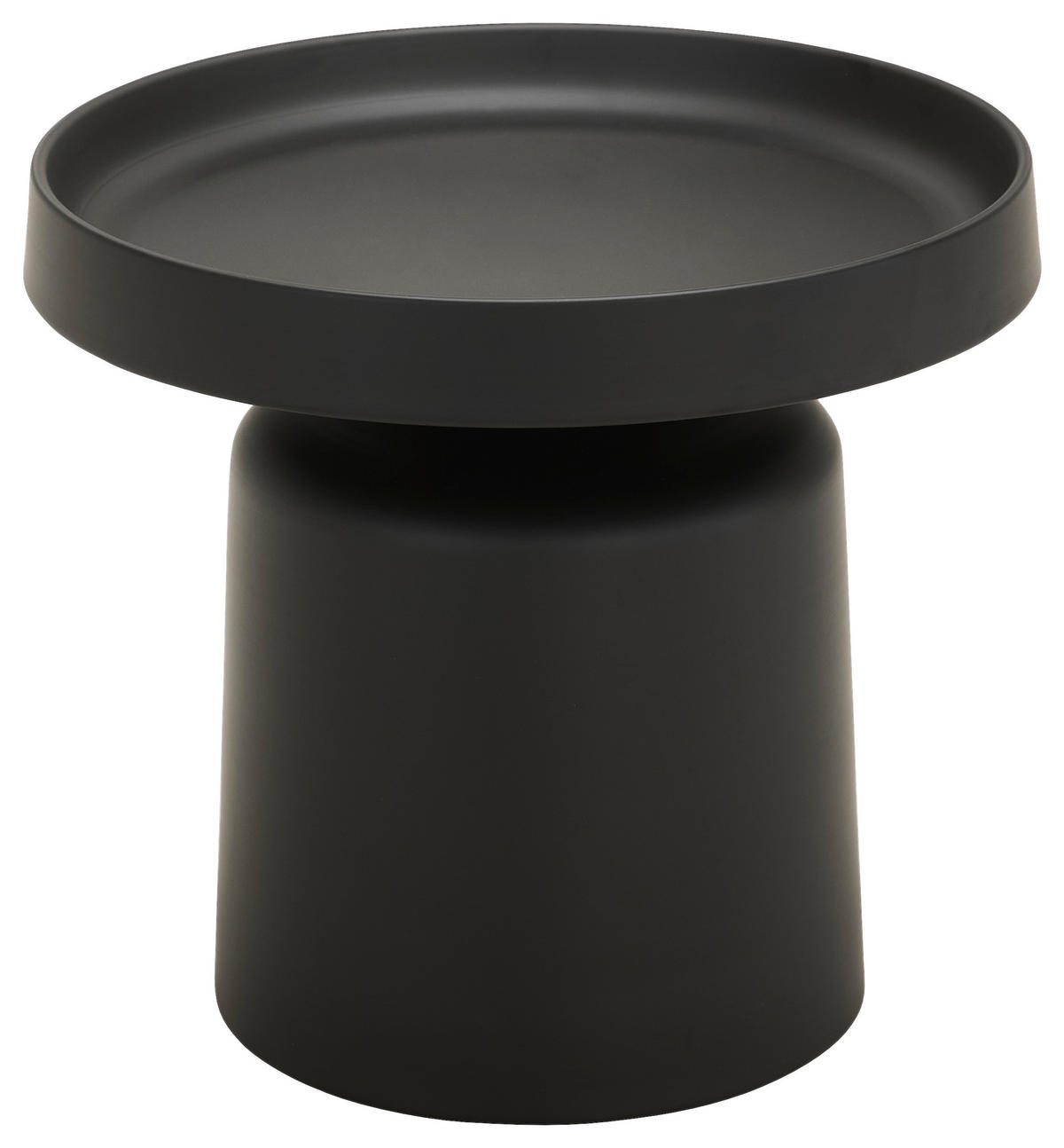 BEISTELLTISCH 50/50/44,5 cm Schwarz rund  - Schwarz, Design, Metall (50/50/44,5cm) - Landscape