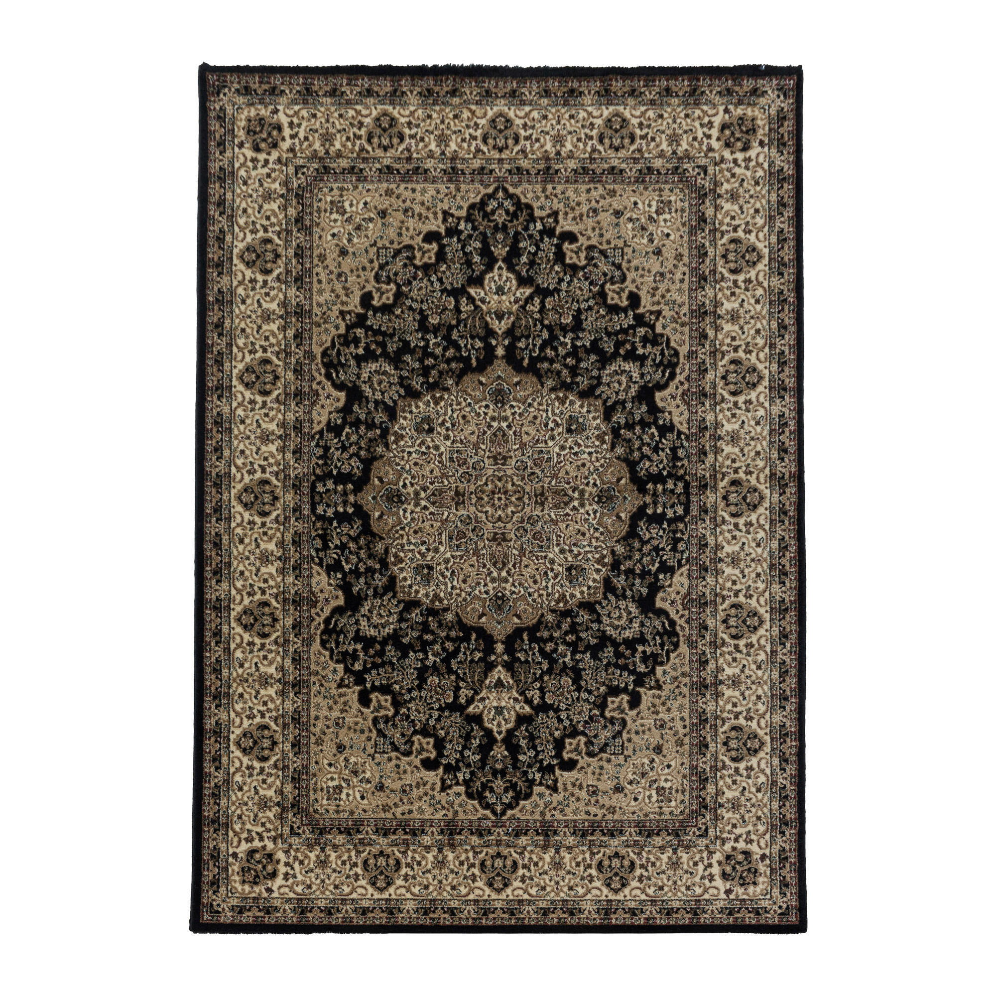 WEBTEPPICH 200/290 cm Kashmir 2608 Schwarz Schwarz  - Schwarz, LIFESTYLE, Textil (200/290cm) - Novel