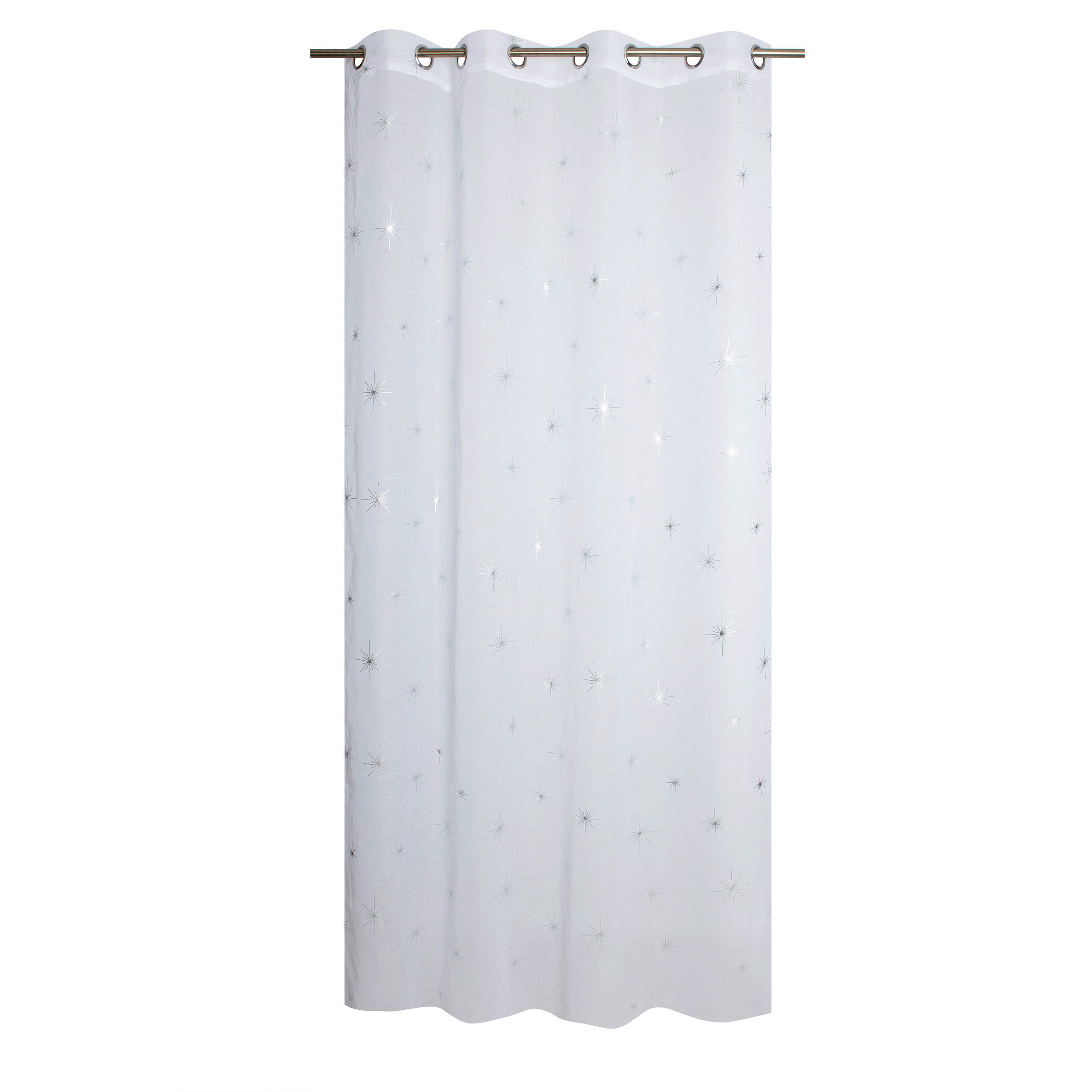 FERTIGVORHANG transparent  - Weiß, Basics, Textil (140/240cm)