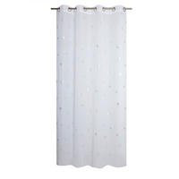 FERTIGVORHANG transparent  - Weiß, Basics, Textil (140/240cm)
