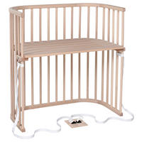 BEISTELLBETT 96/54/96,50 cm  - Naturfarben, Basics, Holz (96/54/96,50cm) - Babybay