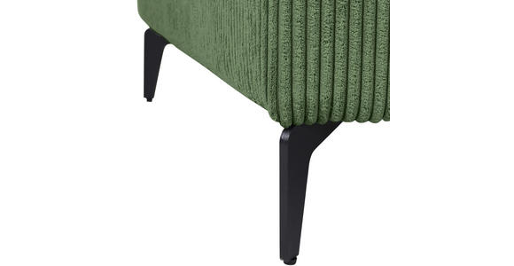 CloseUp von Carryhome ECKSOFA Olivgrün Cord.