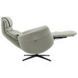 MASSAGESESSEL Echtleder Lederlook Grau    - Grau, Design, Leder/Textil (77/113/90cm) - Xora