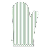 KUHINJSKA ROKAVICA ZA PEČICO - zelena, tekstil (18/32cm) - Esposa