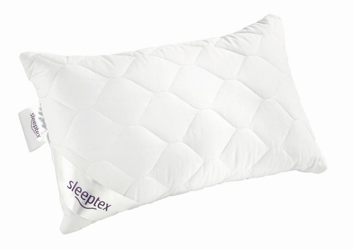 KOPFPOLSTER 40/60 cm   - Weiß, Basics, Textil (40/60cm) - Sleeptex