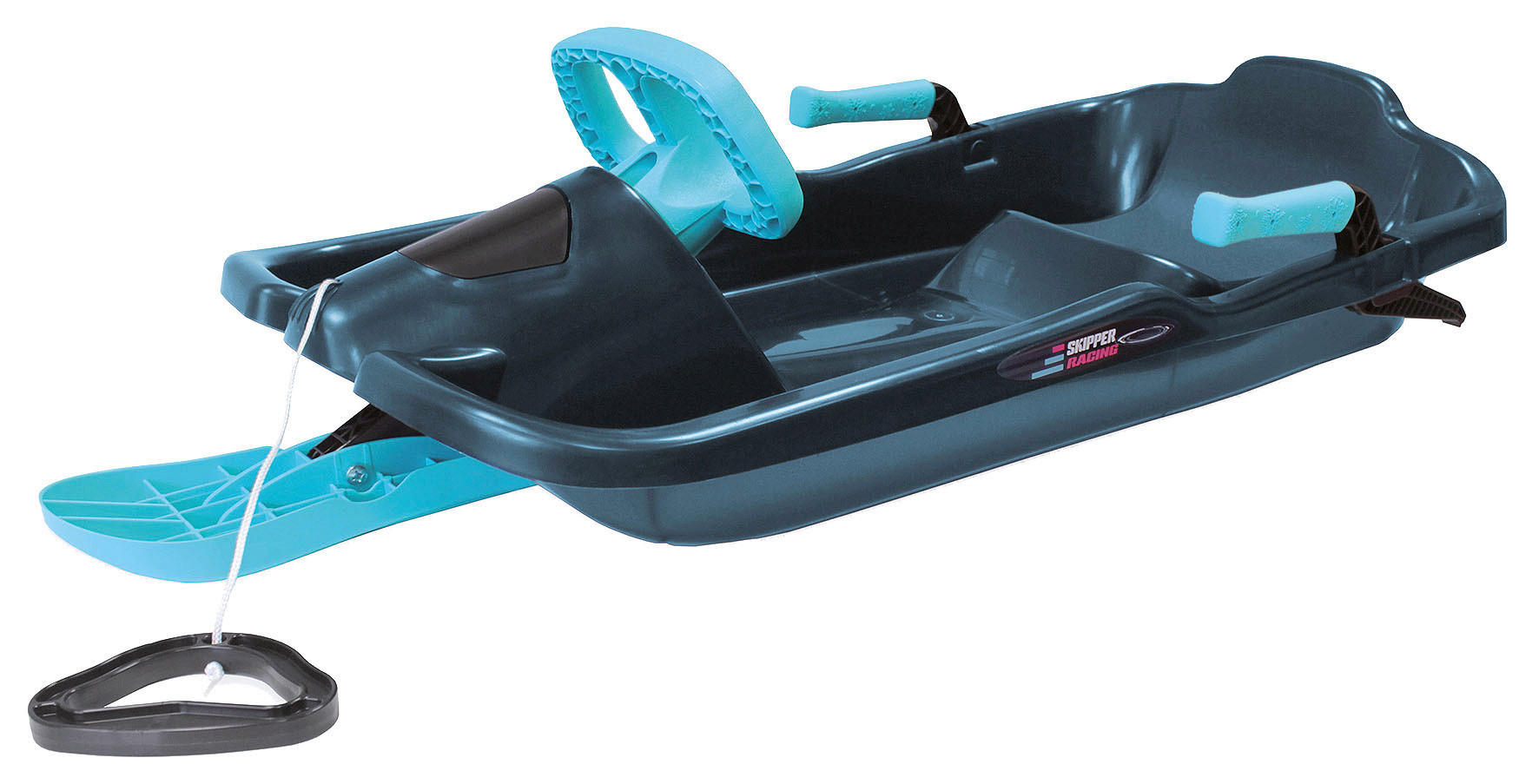 BOB S UPRAVLJAČEM   - boje titana/svijetlo plava, Basics, plastika (98/45/23cm)