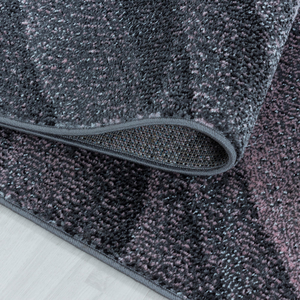 VÄVD MATTA 80/150 cm Ottawa 4206 pink  - pink, Design, textil (80/150cm)
