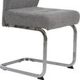SCHWINGSTUHL in Eisen Cord - Chromfarben/Braun, Design, Textil/Metall (46/96/61.5cm) - Carryhome