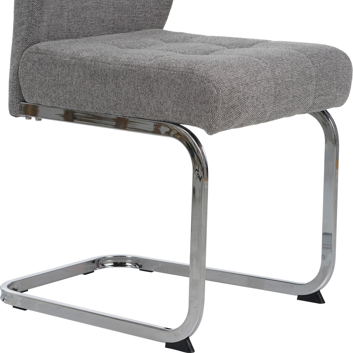 SCHWINGSTUHL  in Eisen Cord  - Chromfarben/Braun, Design, Textil/Metall (46/96/61.5cm) - Carryhome