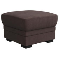 HOCKER in Textil Braun  - Schwarz/Braun, Basics, Kunststoff/Textil (68/45/68cm) - MID.YOU