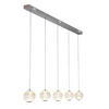LED-HÄNGELEUCHTE 100/10/150 cm  - Goldfarben/Schwarz, Design, Kunststoff/Metall (100/10/150cm)