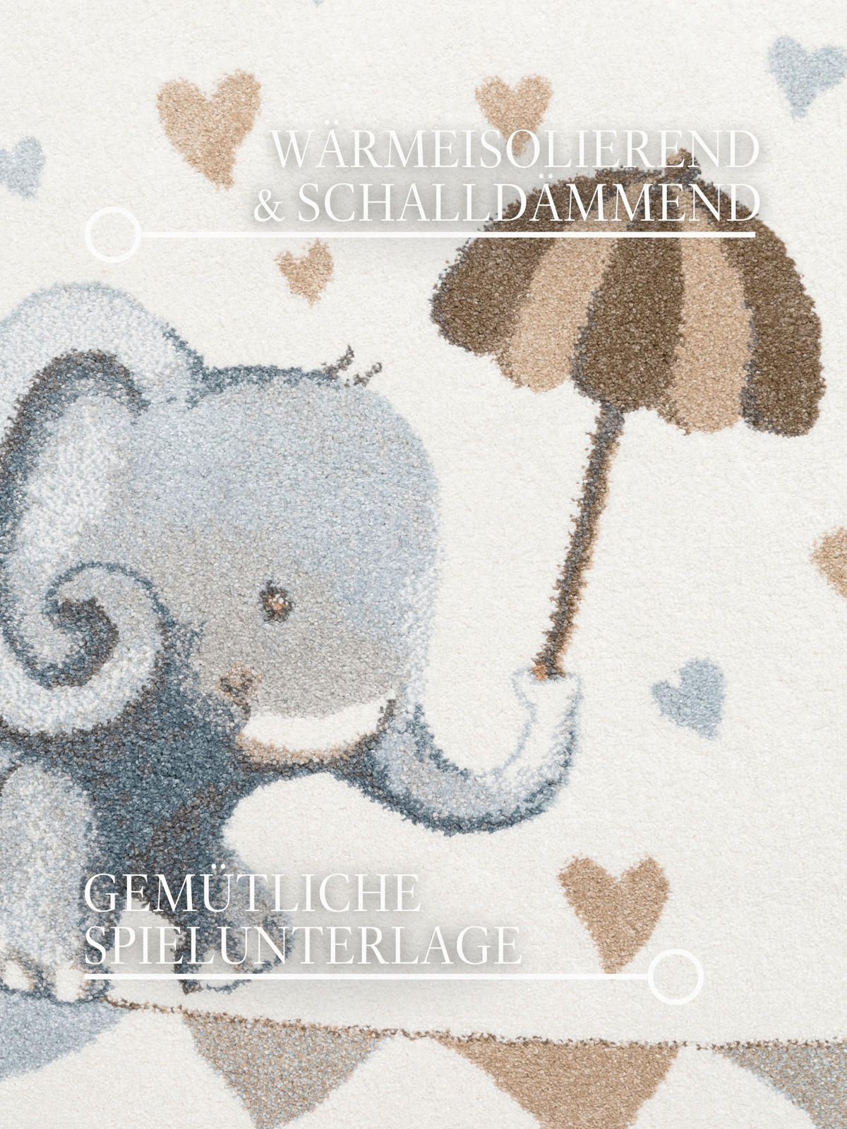 KINDERTEPPICH 160 cm Boho Kids  - Multicolor/Creme, Basics, Kunststoff (160cm) - Villeroy & Boch