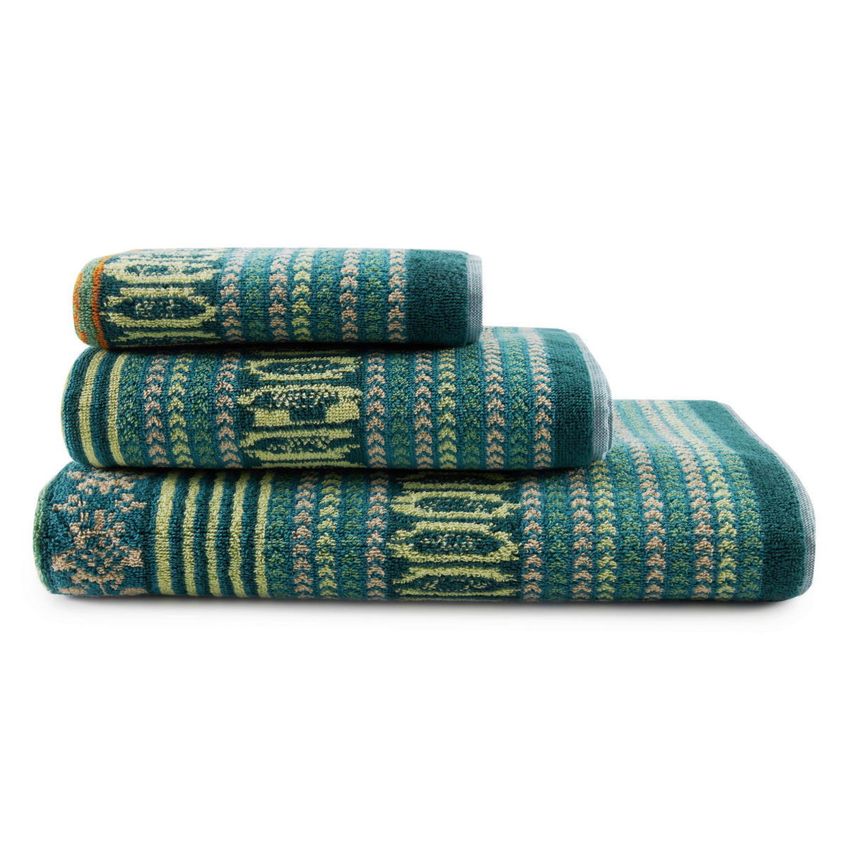 HANDTUCH Roccaraso Grün  - Grün, Basics, Textil (50/100cm) - Bassetti