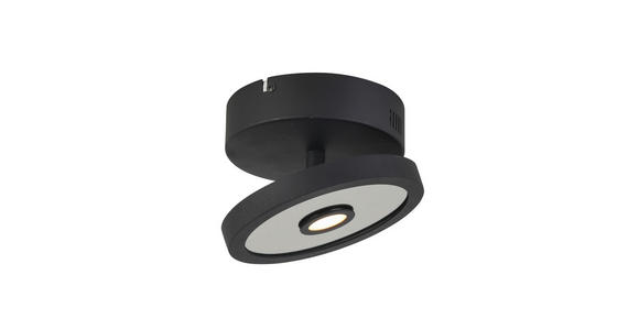 LED-STRAHLER 17/10 cm   - Schwarz, LIFESTYLE, Kunststoff/Metall (17/10cm) - Novel