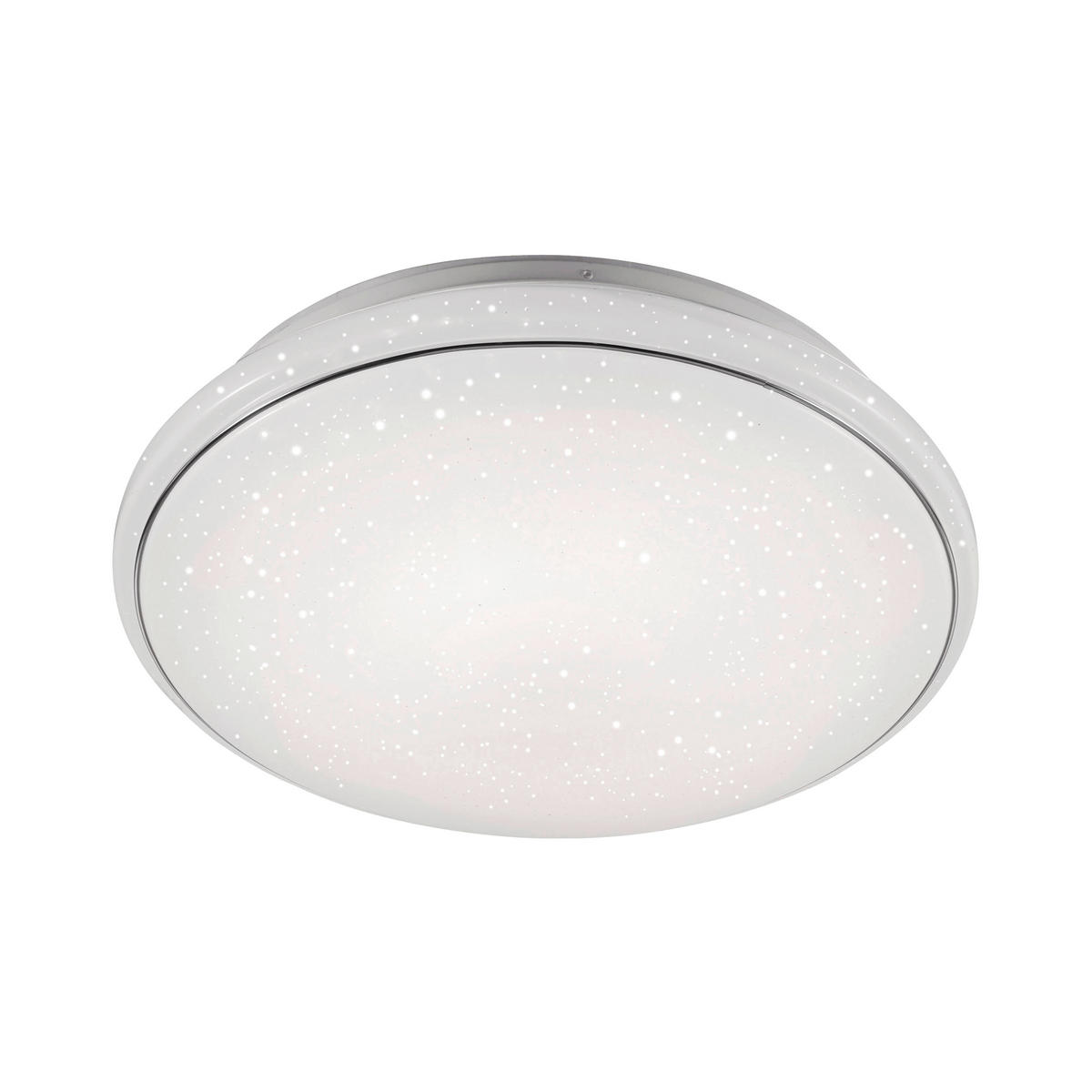LED-DECKENLEUCHTE Lolasmart-Jupi 44/44/11 cm  - Weiß, KONVENTIONELL, Kunststoff/Metall (44/44/11cm)