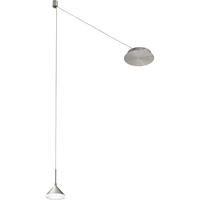 LED-PENDELLEUCHTE Isabella 20/350 cm   - Alufarben, Design, Metall (20/350cm) - Fabas Luce