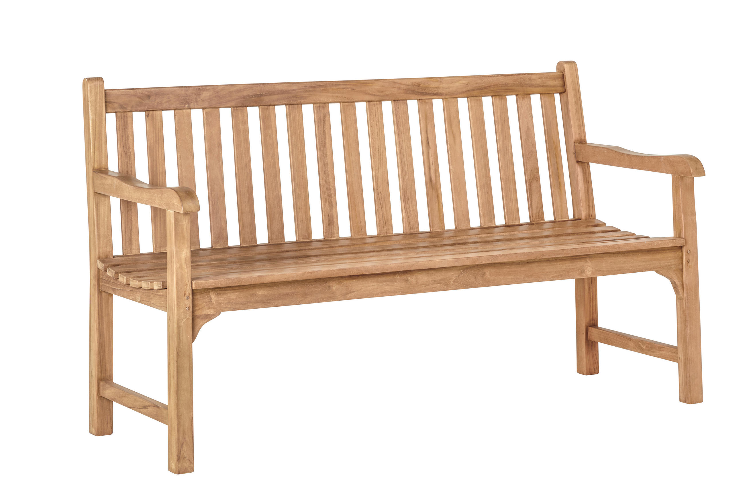 GARTENBANK 160/91/65,5 cm  in Naturfarben  - Naturfarben, Natur, Holz (160/91/65,5cm) - Ambia Garden