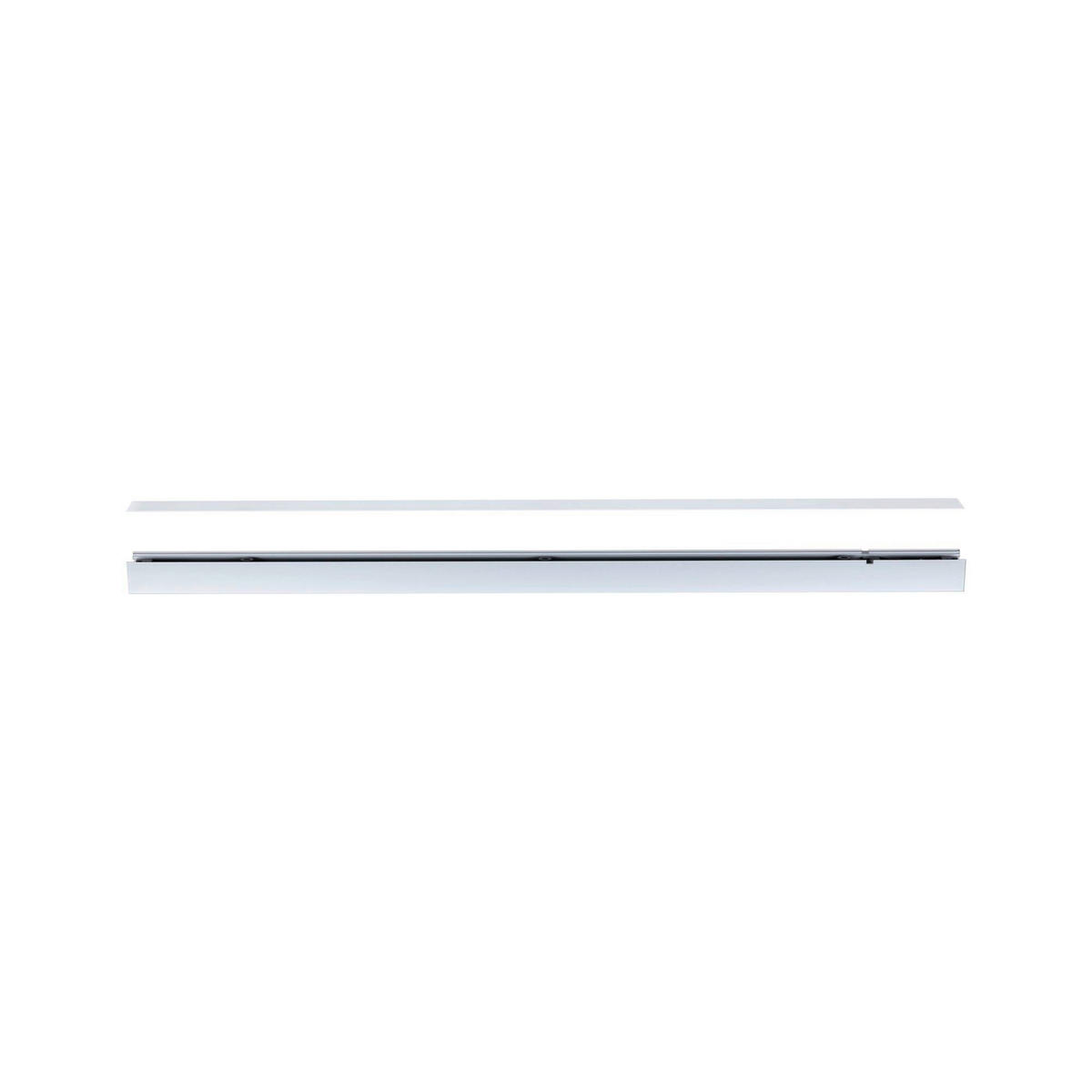 SCHIENENSYSTEM-ABDECKSCHIENE - Chromfarben, Basics, Kunststoff (100/3,6/0,1cm) - Paulmann