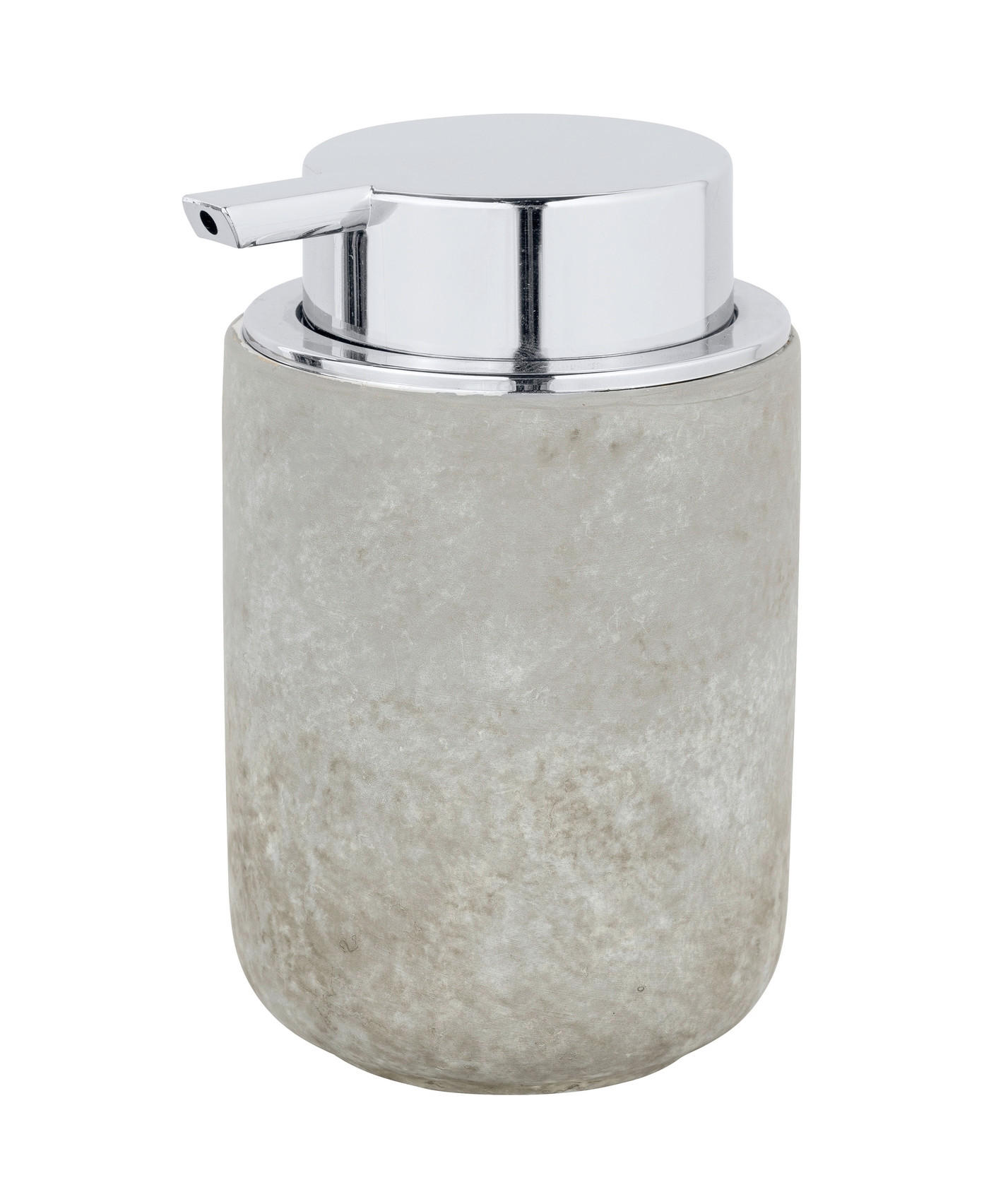 SEIFENSPENDER LONDA  - Chromfarben/Hellgrau, KONVENTIONELL, Keramik/Kunststoff (8/12,5/9,5cm) - Schöner Wohnen