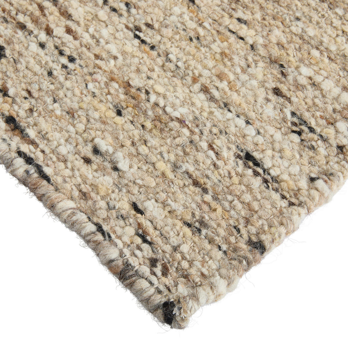 HANDWEBTEPPICH 130/190 cm Creme, Multicolor  - Multicolor/Creme, Natur, Textil (130/190cm) - Linea Natura
