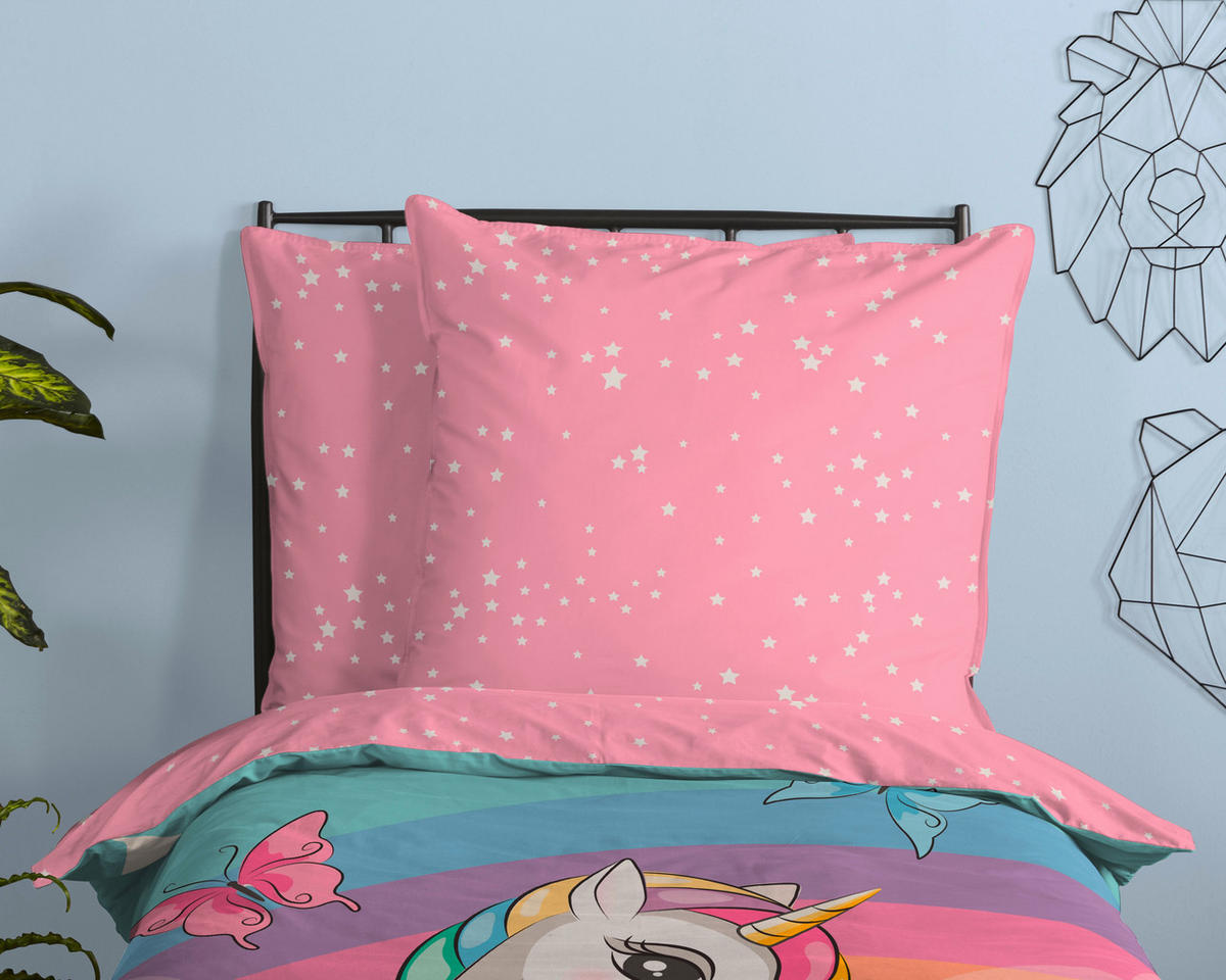 KINDERBETTWÄSCHE 140/200 cm  - Türkis/Multicolor, Trend, Textil (140/200cm)