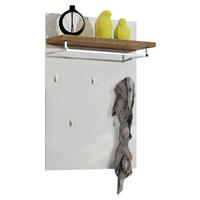 ELŐSZOBAPANEL 80/115/27,6 cm  - tölgyfa/fehér, Design, faalapú anyag (80/115/27,6cm) - Xora