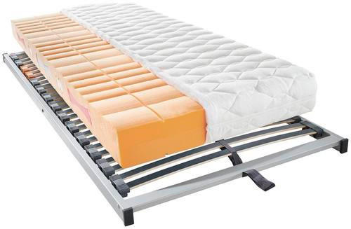 MATRATZENSET 90/200 cm  - Silberfarben, Basics, Holz (90/200cm) - Sleeptex