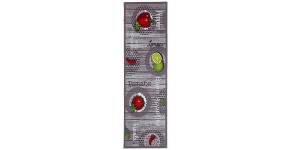 KÜCHENTEPPICH 45/150 cm - Rot/Grau, KONVENTIONELL, Textil (45/150cm) - Esposa