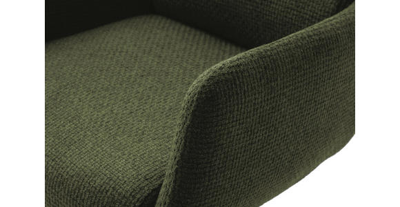 BARHOCKER in Metall, Textil Edelstahlfarben, Olivgrün - Edelstahlfarben/Olivgrün, Design, Textil/Metall (54/84/52cm) - Dieter Knoll