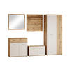 GARDEROBE - Weiß/Eiche Artisan, Design, Holzwerkstoff (260/190/35cm) - MID.YOU