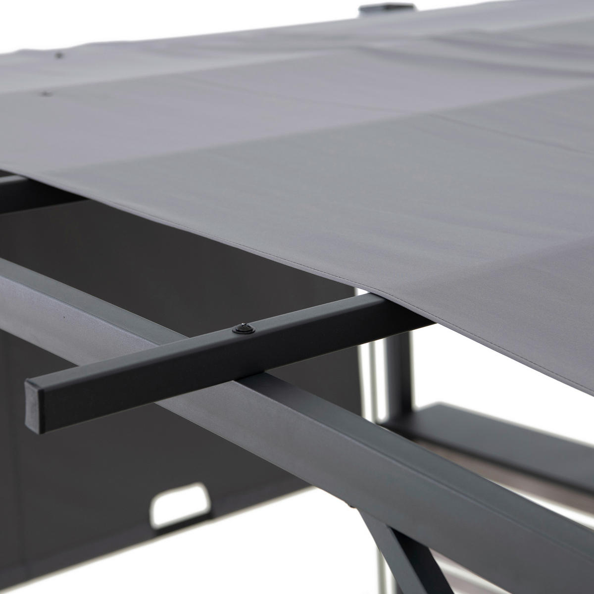 PERGOLA 300/227/270 cm   - Anthrazit/Grau, Basics, Textil/Metall (300/227/270cm) - Modante