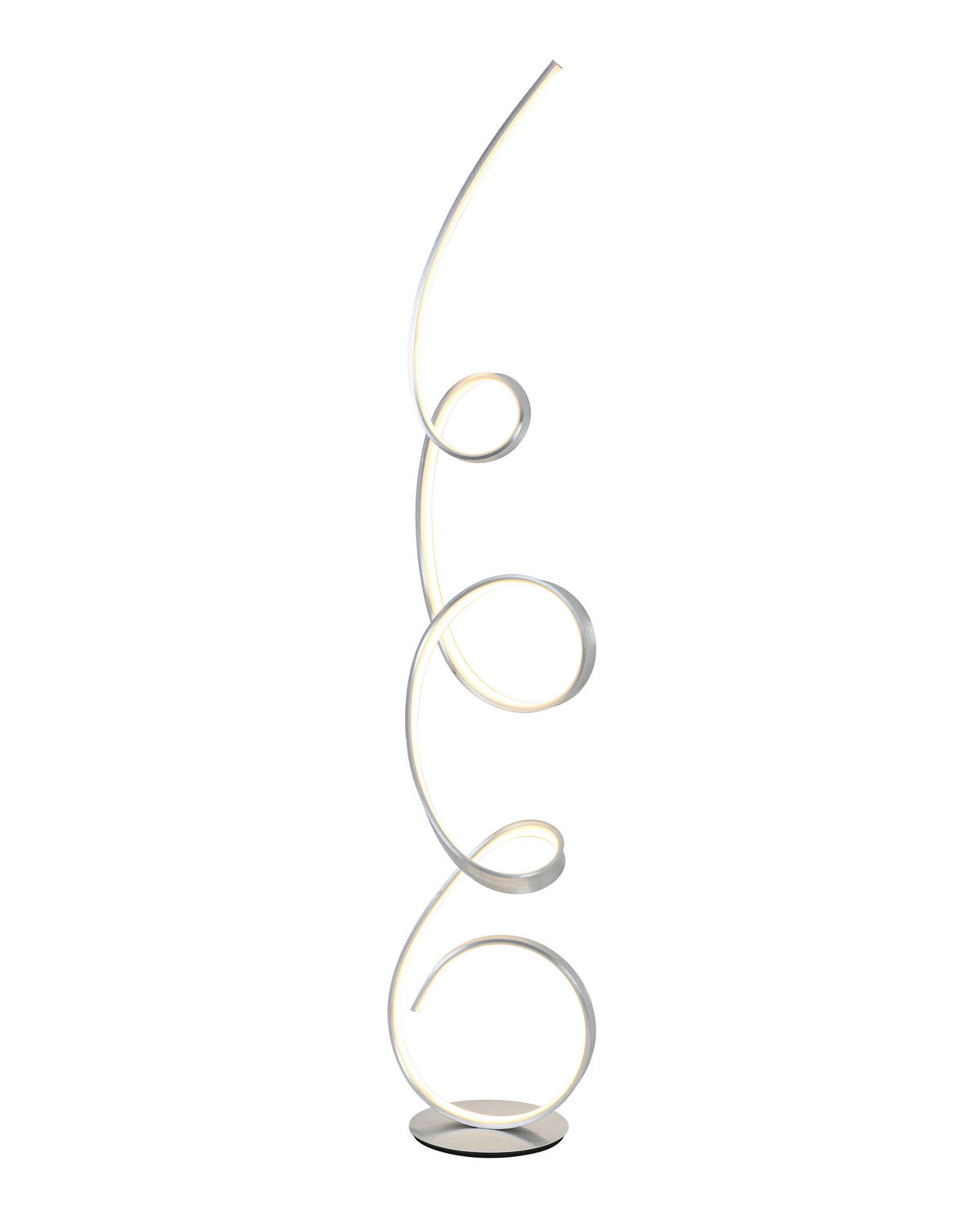 Lampadar Cu Led 24/30,3/156,7 cm    - culoare aluminiu, Lifestyle, plastic/metal (24/30,3/156,7cm) - Novel