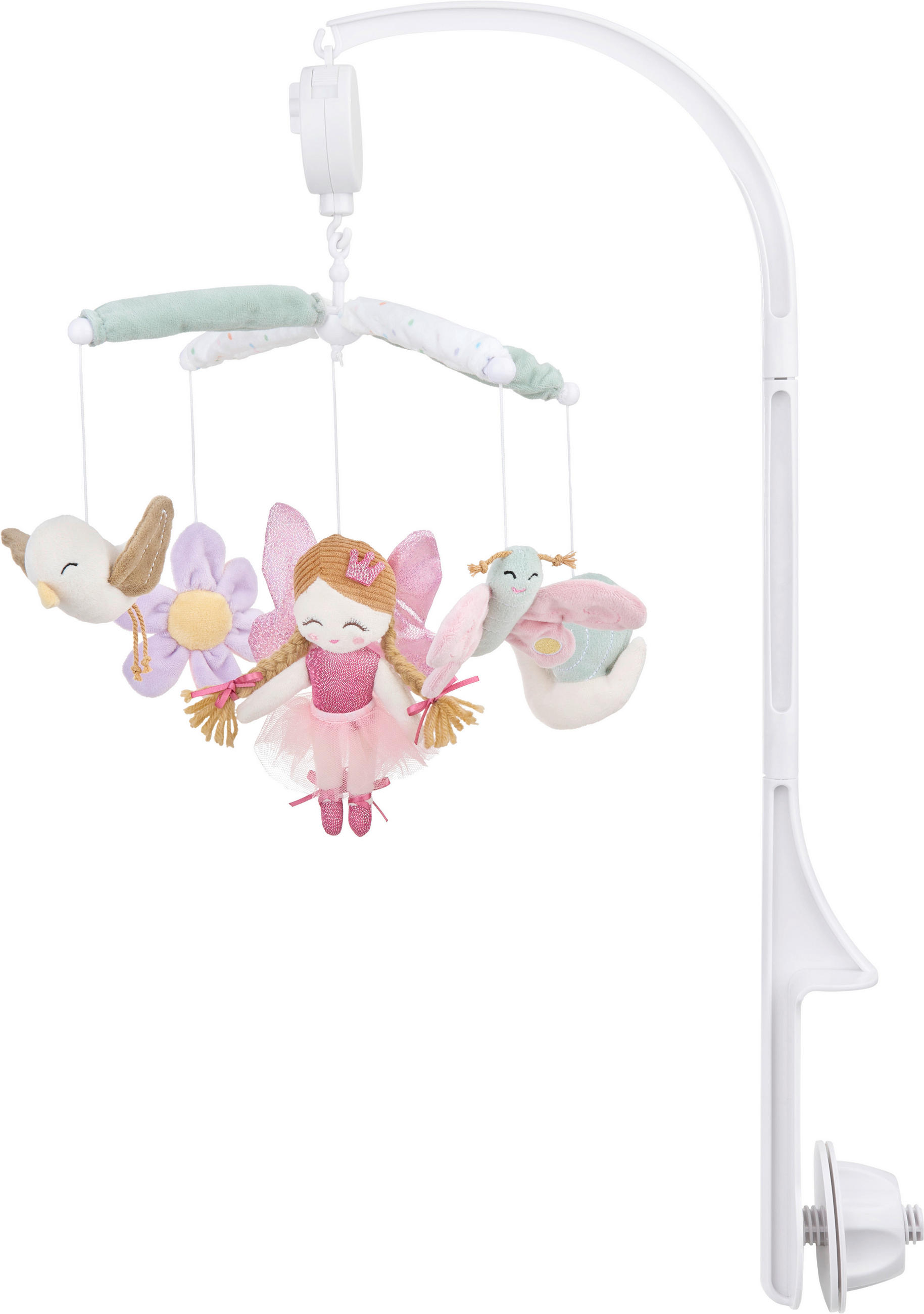 MOBILE Feen Garden  - Multicolor, Trend, Kunststoff/Textil (32/32cm) - Patinio