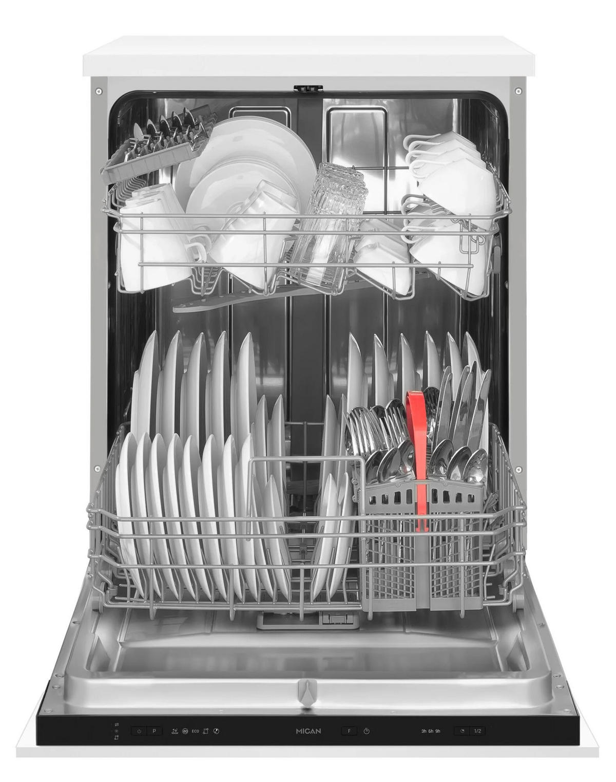 GESCHIRRSPÜLER 50635  - Edelstahlfarben, Basics, Metall (59,8/81,5/55cm) - Mican