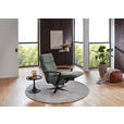 RELAXSESSEL in Textil Graublau  - Graublau/Schwarz, Design, Textil/Metall (68/117/85cm) - Cantus