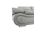 SCHLAFSOFA in Jacquard Grau  - Chromfarben/Beige, Design, Textil (200/78/90cm) - Venda