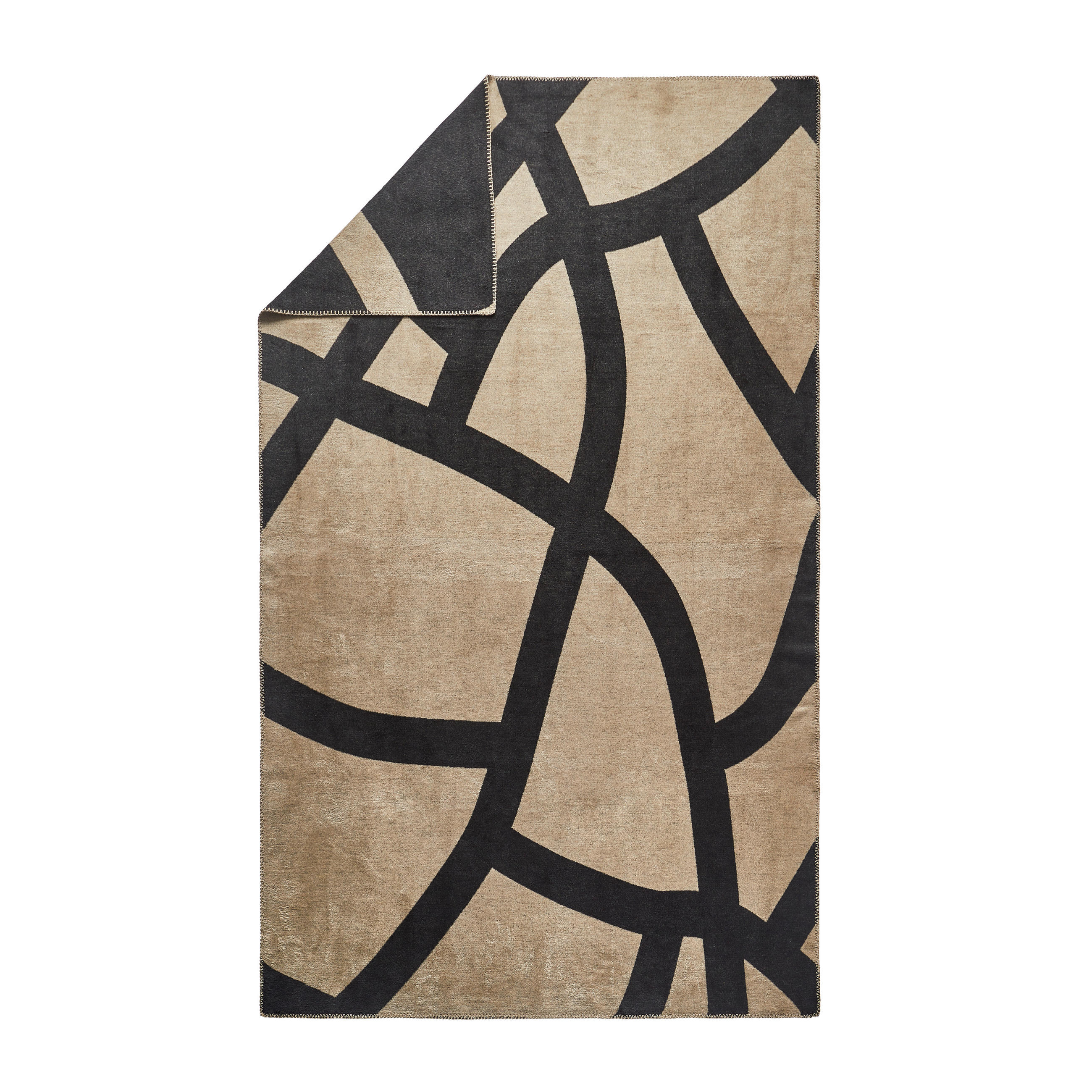 PĂTURĂ PENTRU CANAPEA 145/200 cm  - cafeniu/negru, Design, textil (145/200cm) - Dieter Knoll